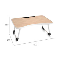 Adjustable Folding Laptop Desk - Non-slip W-shaped Legs Square Pattern Portable Cloud Design - Hcb5115A thumbnail