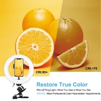 7.9 Ring Selfie Light with Dual Colour Led for Vlogging & Photography thumbnail