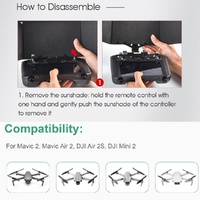 Foldable Sunshade with Screen Bracket for Dji Mavic Drones thumbnail