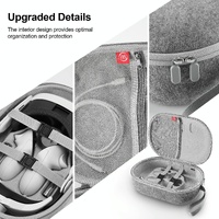 Protective Vr Storage Bag for Apple Vision Pro / Meta Quest 3 Glasses - Grey thumbnail