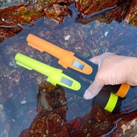 Waterproof Handheld Metal Detector with Lcd Display - Fluorescent Green thumbnail