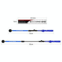 Adjustable Golf Swing Trainer for Beginners - Foldable & Corrective - Blue thumbnail