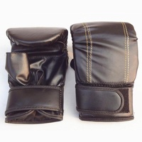 Half-Finger Boxing Gloves For Adults - Ideal For Fighting And Punching - Black thumbnail