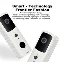 Smart Wifi Video Doorbell With Two-Way Intercom & Night Vision - White thumbnail