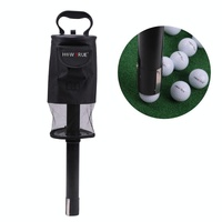 Detachable Golf Ball Picker - Standing - Black thumbnail