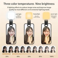 Usb Charging Led Beauty Fill Light for Mobile Phone Live Camera - White thumbnail