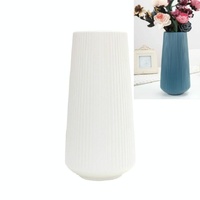 Versatile Plastic Flower Vase for Dry and Wet Arrangements - Pink thumbnail