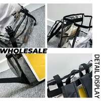 Waterproof Travel Backpack - Pvc Material - Black thumbnail