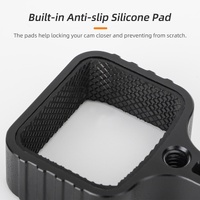 Universal Metal Bracket Adapter for Dji Pocket 3 with Screw - Red thumbnail