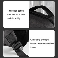 Spacious Laptop Bag for Professionals - Large Capacity - Elegant Gray thumbnail
