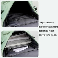 Waterproof Gym Bag - Shoe Compartment Included - Light Green thumbnail