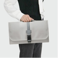 Portable Storage Bag for Dyson Hair Curler - Pu Leather - Grey thumbnail
