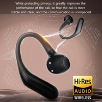Wireless Half In-ear Sports Earphones - Black thumbnail