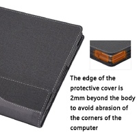 Protective Laptop Case for Hp Envy X360 15 Leather - Black thumbnail