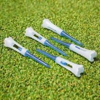 20-pack Golf Ball Tee Holder for Competition - 83mm Spike Balls - Black thumbnail