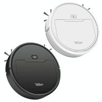 3-in-1 Smart Vacuum Cleaner Robot - Rechargeable Multifunctional Dry / Wet - White thumbnail