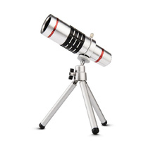 Universal Mobile Phone Telescope Lens with Clip - Ideal for Outdoor Shooting - 18X thumbnail