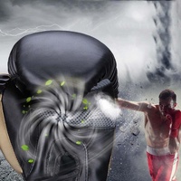 Professional Adult Boxing Training Gloves - 6Oz For Muay Thai Fighting - Black thumbnail