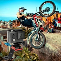 Universal Motorcycle Mount for Action Cameras - Black thumbnail