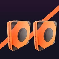 Thickened Square Boxing Wall Target - Magic Stickers - 40X40X10 - Red Black thumbnail
