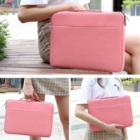 Waterproof Portable Laptop Case - 14.1-15.4 Inches - Beauty Pink thumbnail