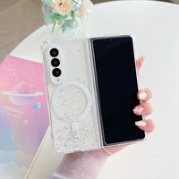Sparkle Tpu Case for Samsung Galaxy z Fold 4 with Magsafe - Green thumbnail