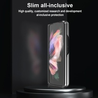 Leather Shockproof Case for Samsung Galaxy z Fold 4 / 5g - Black thumbnail