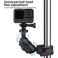 Adjustable 360 Degree Bike / Motorcycle Handlebar Mount for Action Cameras thumbnail