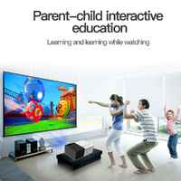 Portable Mini Led Home Theater Projector - 15 Ansi Lumens 1920X1080P - Black White thumbnail