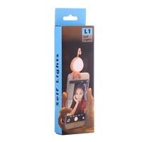Self-lighting Smart Phone Hook for Iphone Galaxy Huawei Xiaomi Lg Htc - Black thumbnail