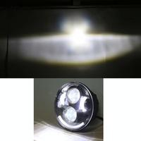 5.75 Inch Dc12V 6000K - 6500K 40W Car Led Headlight For Harley Black thumbnail