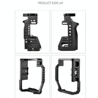 Video Camera Cage Stabilizer For Canon Eos R5 / R6 / R - Black thumbnail