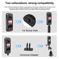 Metal Protective Cage for Insta360 X3 with Silicone Lens Cover thumbnail