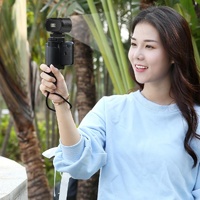 Portable Live Video Led Light for Beauty Photography and Selfies - Black thumbnail