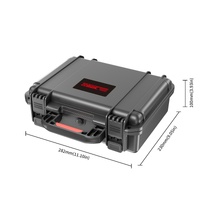 Waterproof Dual-layer Storage Box for Insta360 X4 Startrc - Black thumbnail