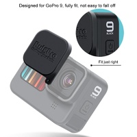 Soft Rubber Camera Lens Protective Cap for Gopro Hero10 / Hero9 - Scratch Resistant thumbnail