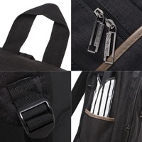 Versatile Oxford Laptop Backpack - Fits 15.6 Macbook Samsung Sony Dell Alienware Chuwi Asus Hp - Black thumbnail