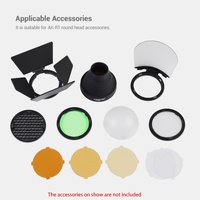 Round Flash Adapter For Tt685 / V860Ii / V350 / Tt600 - Black thumbnail