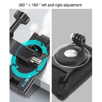 360 Degree Rotating Quick Release Backpack Strap Mount for Gopro Hero 12 thumbnail