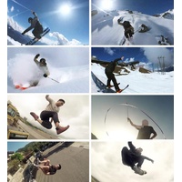 360 Degree Selfie Mount for Action Cameras with Flex Clamp thumbnail