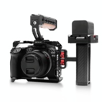 Metal Camera Cage For Canon Eos R10 Stabilizer Rig - Black thumbnail