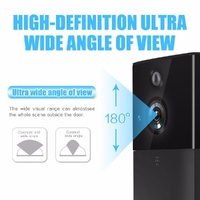 Smart Wifi Video Doorbell With Night Vision & Motion Detection - Black thumbnail
