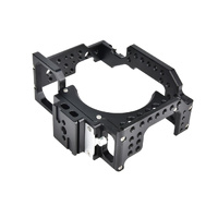 Video Camera Cage Stabilizer For Sony A7K / A72 / A73 / A7S2 / A7R3 / A7R2 / A7X Black thumbnail