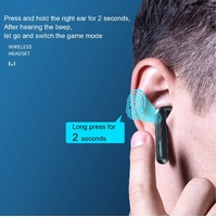 Wireless Bluetooth Gaming Earphones - et Series V9 - Black thumbnail