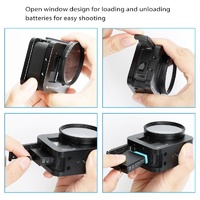 Aluminum Alloy Protective Cage with Insurance Frame and 52mm Uv Lens for Gopro Hero8 thumbnail