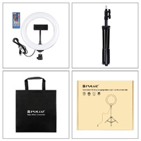 7.9 Usb Rgb Light with Dual Colour Temperature & Tripod Mount for Vlogging and Selfie Photography - Black thumbnail