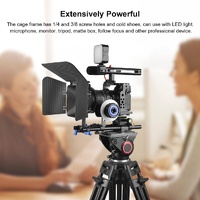 Filmmaking Rig With Handle For Nikon Z6 / Z7 - Black Cage thumbnail