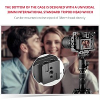 Video Camera Cage Stabilizer For Nikon Z6 / Z7 - Black thumbnail