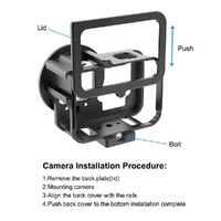 Aluminum Protective Cage for Gopro Hero with Uv Lens and Insurance Frame thumbnail