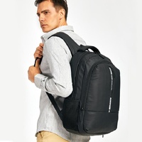 Multifunctional Oxford Laptop Backpack - Cxs-622 - Black thumbnail